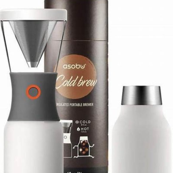 Asobu 40-Ounce Cold Brew Insulated Portable Coffee Maker Brewer NEW - Picture 2 of 2